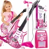 Suprimo Didelis muzikos rinkinys Elektrinės gitaros stiprintuvas viryklės stovas + mikrofonas