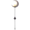 Šviečianti LED sodo dekoracija KAUFTEC MOON, įkraunama saulės energija, 20,6 x 13 x35,8 cm
