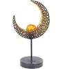Šviečianti LED sodo dekoracija KAUFTEC MOON, įkraunama saulės energija, 20,6 x 13 x35,8 cm