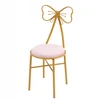 ŠVIESI ROŽINĖ TUALETINĖ KĖDĖ BUTTERFLY SU NUGARA