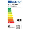 LED lemputė 15W, E27, A60, SMD2835, neutraliai balta, AC220-240V, šviesos kampas 180°, 132