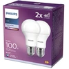Šviesos diodų lemputė PHILIPS 13W (=100W) E27 A60 4000K 1521 lm 2vnt