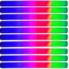Šviesos kardas LED iš putplasčio, įvairiaspalvis, 47 cm, 10 vnt, 3 režimai