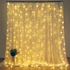 Šviesos užuolaida 300LED 3x3m šiltai baltos lempos + nuotolinio valdymo pultas