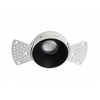 Bikuvalt 12W LED užglaistomas šviestuvas ALEA, juodas, 3000K, 3914-111B-3-S-38