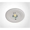 Bikuvalt 1,5W LED įleidžiamas avarinis šviestuvas, baltas, avariniu režimu gali veikti iki 3h, 89002B