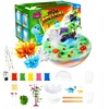 ŠVIETIMO MOKSLO RINKINYS LED KRISTOLŲ DINOZAURŲ VEISIMO DINO TERARIUM DIY DINO