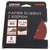 Faster Tools Švitrinis diskas Velcro 125mm Grūdėtumas 80 (5 vnt.)