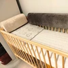 Syma Apsauga iš putplasčio vaikiškų lovelių ir vyresnio amžiaus lovų turėklų, Minky beige, 80 cm