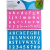 Szablon do nauki pisania literki cyferki dużych małych liter cyfr TOPWRITE