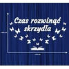 SzkolneNaklejki Dekoracja na koniec roku CZAS ROZWINĄĆ SKRZYDŁA - napis + motyle