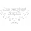 SzkolneNaklejki Dekoracja na koniec roku CZAS ROZWINĄĆ SKRZYDŁA - napis + motyle