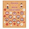 SzkolneNaklejki Patriotinė puošmena LENKIJA - MANO TĖVYNĖ mokyklai, darželis lankstinukas