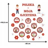 SzkolneNaklejki Patriotinė puošmena LENKIJA - MANO TĖVYNĖ mokyklai, darželis lankstinukas