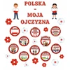 SzkolneNaklejki Patriotinė puošmena LENKIJA - MANO TĖVYNĖ mokyklai, darželis lankstinukas