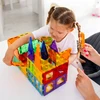 Szomik 3D EDUCATIONAL konstravimo kaladėlės vaikams 108vnt MAGNETINIS
