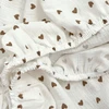 Szwalnia Snow Cybex Balios S lux vežimėlio paklodė 76x32 MUSLIN 100% Boho Hearts