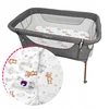 Szwalnia Snow Momi Smart Bed paklode su guma, medvilnė, įvairūs raštai