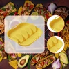 „Taco“ laikiklio lėkštėje telpa iki 4 „Taco“ daugkartinio naudojimo „Taco“ apvalkalo laikiklio geltonos spalvos