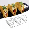 „Taco“ laikiklio stovas iš nerūdijančio plieno „Taco“ laikiklio šildymo padėklo lėkštės telpa 3