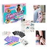 Tadekmark Kūrybinis 150 tatuiruočių šablonų rinkinys, 4 geliniai rašikliai, Tatuiruotės vaikams