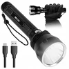 TAKTINIS LED BLYKŠČIAS, PAKRAUJAMAS, ATSPIRUS VANDENIUI, USB-C, 20W, 1570lm, PRO VAYOX