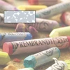 Talens Rembrandt sausos pastelės - 709,10 žaliai pilka