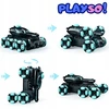 TANK RC AUTOMOBILIS SU GEL RUULULINIU pistoletu 6x6 NUOTOLINIO VALDYMAS IR GESTAS