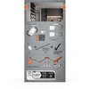 Ledvance Akcentinis šviestuvas į vienfazį bėgelį TRACKLIGHT SPOT, GU10, baltas