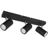 Taškinis LED šviestuvas PHILIPS IDRIS, IP44, 3xGU10, max 3x5W, juodos sp., 8,3x44,2x12cm
