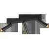 Taškinis LED šviestuvas TRIO AMBALA, 3x5W, 2300/3000/4000K 3x500 lm juodos sp 16,5x15x4cm