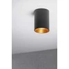 Lubinis šviestuvas Ceiling fixture AERO II, IP20, round, juodas