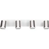 Taškinis šviestuvas TRIO GILLAN, 4xGU10 max 4x10W baltos/nikelio sp., 16x60x12cm