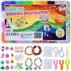 Tatwelt GUMĖS PAPUOŠALŲ APYRANKĖMS GAMYBOS KROSNO BEADS DIDELIS RINKINYS XL