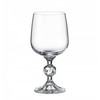 Bohemia Crystalex Raudono vyno taurės Claudia 230ml 6vnt