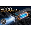 TAVO Mocna Lampka Rowerowa 2000 lm 6000mAh Przednia LED Žibintuvėlis Akumulatorowa