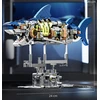 TECHNIC MJI 13054 blokeliai – Mechaniniai LED Shark 687 elementai