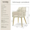 Tectake 2 x VELVETINĖ KĖDĖ VALGOMOJE SVETAINEI