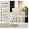 Tectake 2 x VELVETINĖ KĖDĖ VALGOMOJE SVETAINEI