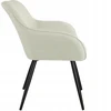 Tectake KĖDĖ KĖDĖ iš aksominės KĖDĖS