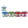 Teddies Skarbonka su zamkiem blaszana owal 10x6cm 4 kolory w woreczku