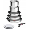 TEFAL Ingenio Cook Eat puodų ir keptuvių rinkinys 8 vnt. dangtelio indukcija