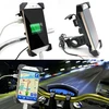 TELEFONO LAIKIKLIS VARANUI IR VEIDRODŽIUI MOTOCIKLO X TIPO USB ĮKROVIKLIUI 2A