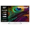 Sharp 4K QLED MiniLED televizorius | 50JP7265E | 50 | Išmanusis televizorius | „Google TV“ | UHD | Sidabras