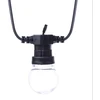 Terasų elektrinė girlianda PARTY BULBS, IP44 20LED 3,6W šiltai baltos sp., juod.laidas sujungiamos, 6 m