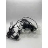 Terasų elektrinė girlianda PARTY BULBS, IP44, 10LED, šiltai baltos sp., sujungiamos, 4.5 m + 3 m