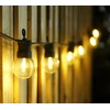 Terasų elektrinė girlianda PARTY BULBS Baltas, IP44, 10LED, 3.6 W, šiltai baltos sp., sujungiamos, 5 m