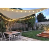Terasų elektrinė girlianda PARTY BULBS FILAMENT, IP44, 30LED, G45, šiltai baltos sp, 14,5m