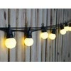 Terasų elektrinė girlianda PARTY BULBS TRANSPERENT, IP44, 10LED, 3.6W, šiltai baltos sp., sujungiamos, 5 m