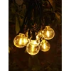 Terasų elektrinė girlianda PARTY BULBS TRANSPERENT, IP44, 10LED, 3.6W, šiltai baltos sp., sujungiamos, 5 m